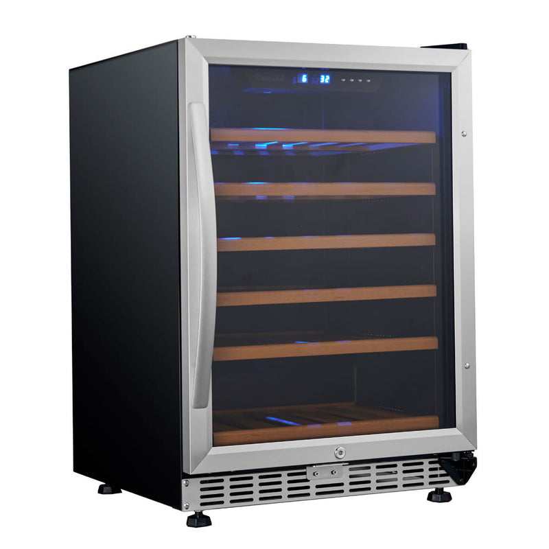 Eurodib USF54S 23 2/5″ OneSection Wine Cooler w/ (1) Zone – 57 Bottle Capacity, 110v