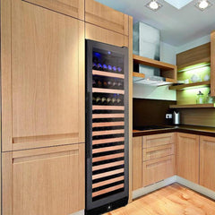 166 Bottle Large Wine Cooler Refrigerator Drinks Cabinet - KingsBottle KBU170WX - Premier Home Living