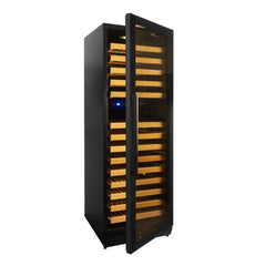 164 Bottle Large Wine Refrigerator With Glass - KingsBottle KBU170DX - Premier Home Living