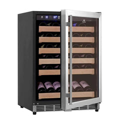 24" 46-Bottle Single-Zone Built-in/Freestanding Wine Cooler KingsBottle (KBU50WX)