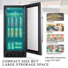 Lanbo Beverage Refrigerator, 70 Cans, 15'' Wide – LB80BC - Premier Home Living