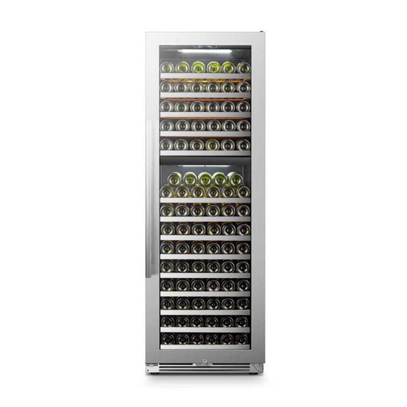 Lanbo Wine Cooler, 153 Bottles, 24'' Wide, Dual Zone – LP168D - Premier Home Living