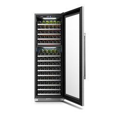 Lanbo Wine Cooler, 153 Bottles, 24'' Wide, Dual Zone – LP168D - Premier Home Living