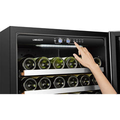 Lanbo Wine Cooler, 153 Bottles, 24'' Wide, Dual Zone – LP168D - Premier Home Living