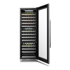 Lanbo Wine Cooler, 143 Bottles, 24'' Wide, Triple Zone – LP168T - Premier Home Living