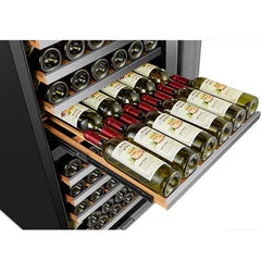 Lanbo Wine Cooler, 143 Bottles, 24'' Wide, Triple Zone – LP168T - Premier Home Living