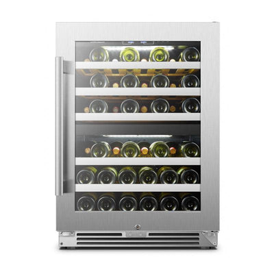 Lanbo Wine Cooler, 44 Bottles, 24'' Wide, Dual Zone – LP54D - Premier Home Living