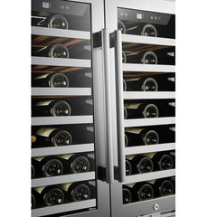 Lanbo Wine Cooler, 62 Bottles, 30'' Wide, Dual Zone – LP66D - Premier Home Living