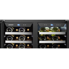 Lanbo Wine Cooler, 62 Bottles, 30'' Wide, Dual Zone – LP66D - Premier Home Living