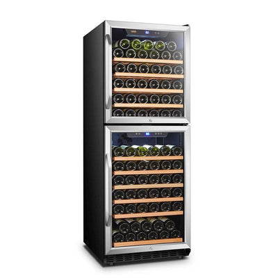 Lanbo Wine Cooler, 133 Bottles, 24'' Wide, Dual Zone – LW133DD - Premier Home Living