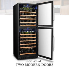 Lanbo Wine Cooler, 133 Bottles, 24'' Wide, Dual Zone – LW133DD - Premier Home Living