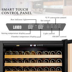 Lanbo Wine Cooler, 289 Bottles, 33'' Wide, Single Zone – LW321S - Premier Home Living