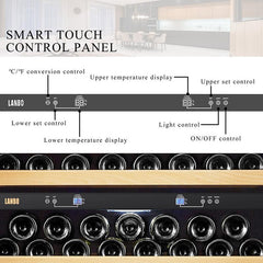 Lanbo Wine Cooler, 287 Bottles, 33'' Wide, Dual Zone – LW328DD - Premier Home Living
