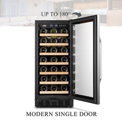 Lanbo Wine Cooler, 33 Bottles, 15'' Wide, Single Zone – LW33S - Premier Home Living