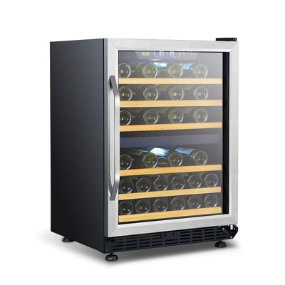 Lanbo Wine Cooler, 46 Bottles, 24'' Wide, Dual Zone – LW46D - Premier Home Living