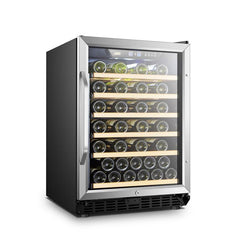 Lanbo Wine Cooler, 52 Bottles, 24'' Wide, Single Zone – LW52S - Premier Home Living