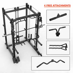 PMAX-4550 Multi Functional Trainer Smith Machine Training System