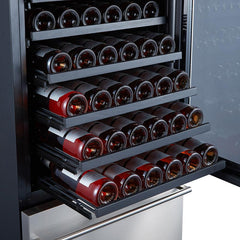 Forno 24'' Built-In Compressor Wine Cooler - Dual Zone - 108 Bottles (FWCDR6628-24S)