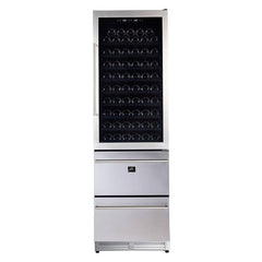 Forno 24'' Built-In Compressor Wine Cooler - Dual Zone - 108 Bottles (FWCDR6628-24S)