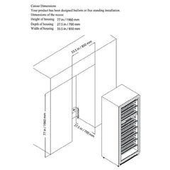 Forno 30-Inch Dual Zone Wine Cooler & Refrigerator Drawer (FWCDR6661-30S)